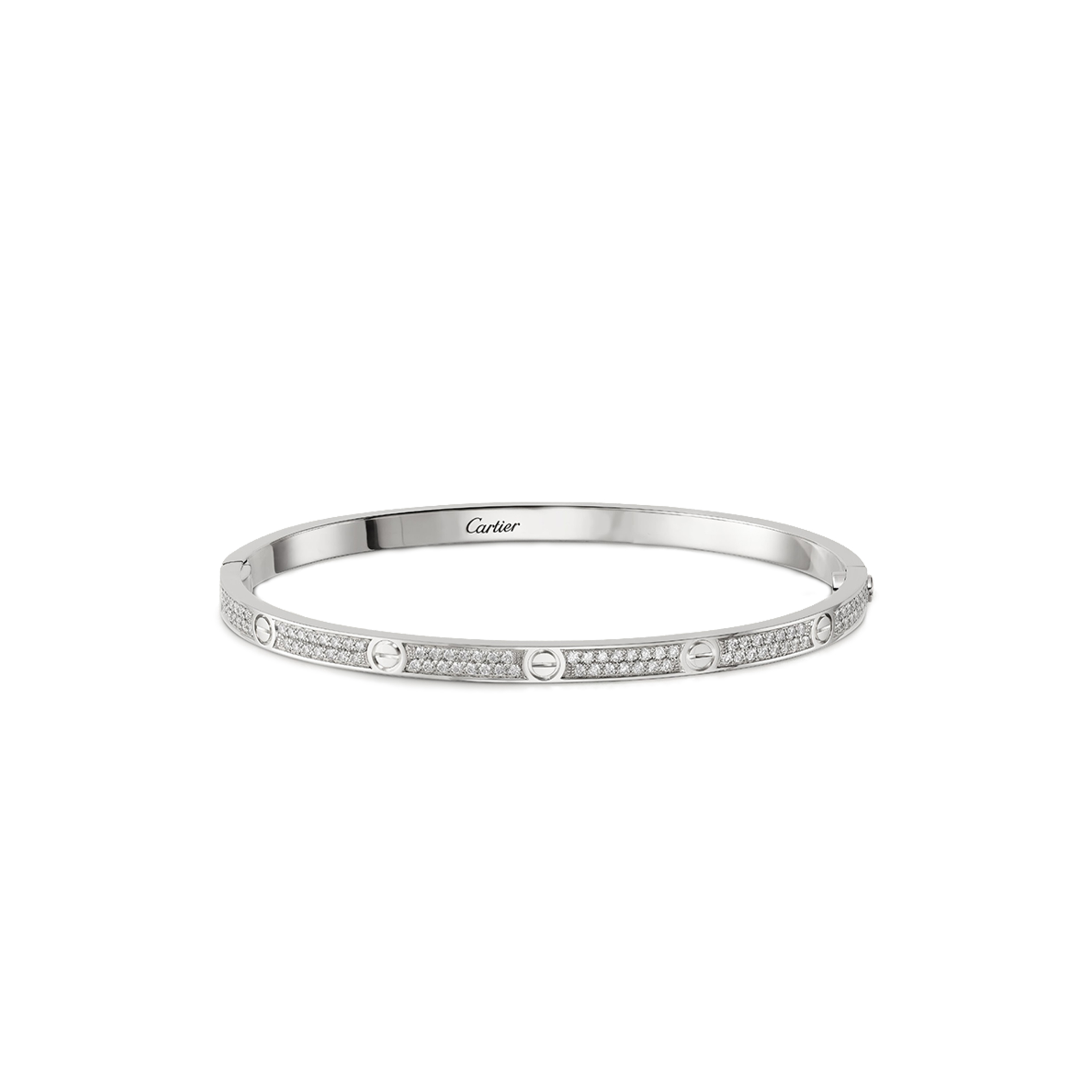 CARTIER  LOVE BRACELET, SMALL MODEL, PAVED N6710817